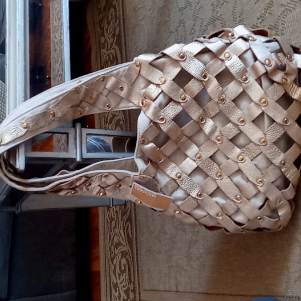 Michael kors  gold grab bag